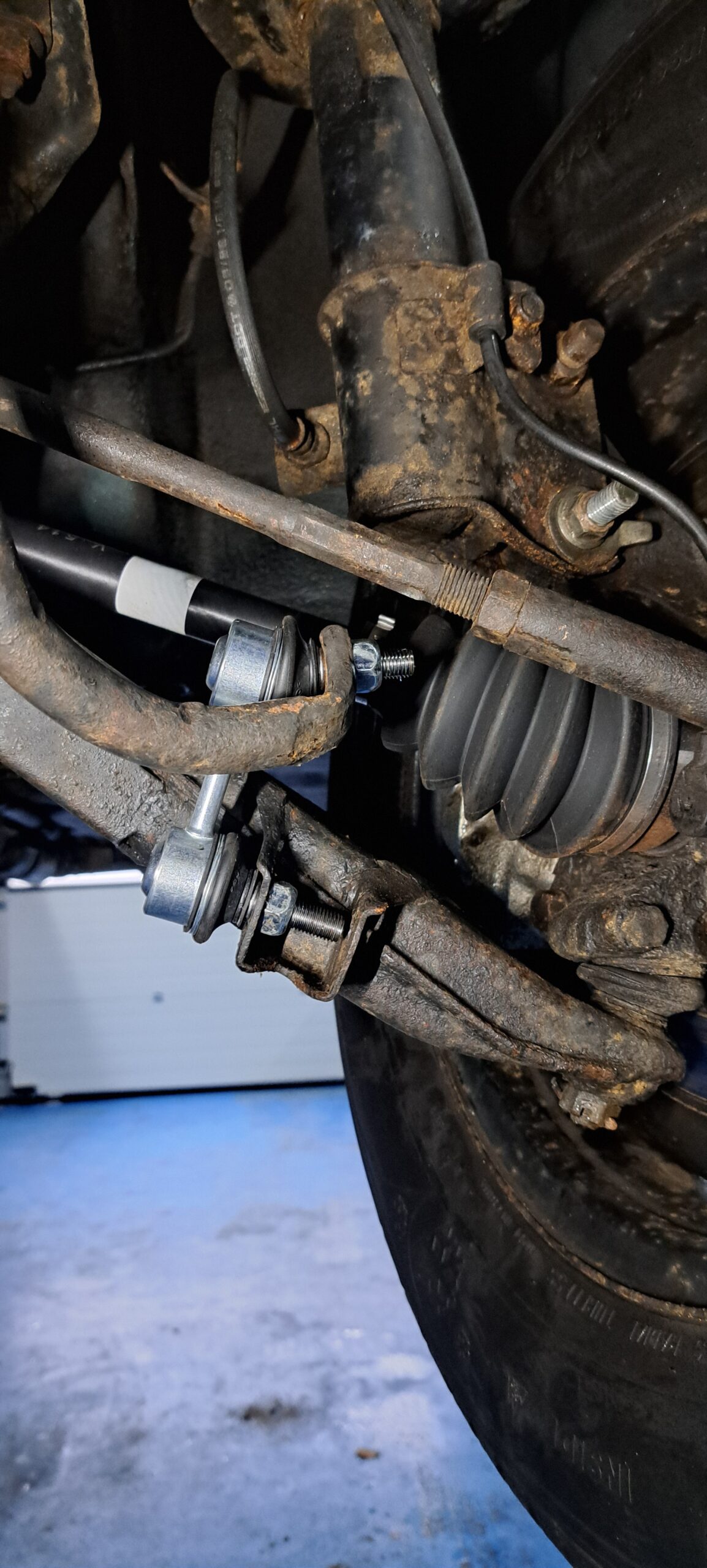 Subaru Forester SF5 verhogen zonder subframe drop – endlink geometrie en draagarmversteviging