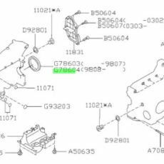 Krukaskeering Rear Impreza/forester/legacy 99 / 06