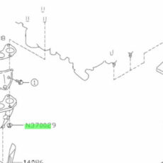 Uitlaatmoer OEM Subaru 902370029