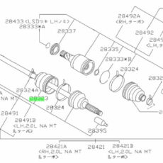 OEM/Originele Ashoes Voorzijde Binnenzijde Subaru -05
