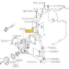 Originele Subaru Waterpomp pakking